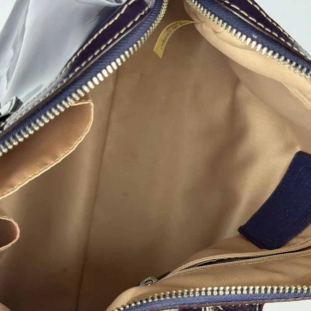 Coach structured satchel